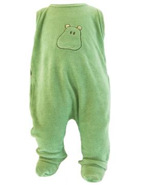grenouillere en coton �ponge bio - popolini iobio