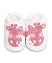 ShooShoos - White/Pink Giraffe
