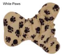 bumhugger white paws