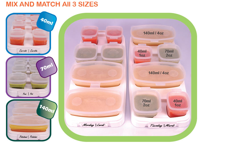 contenants baby cubes