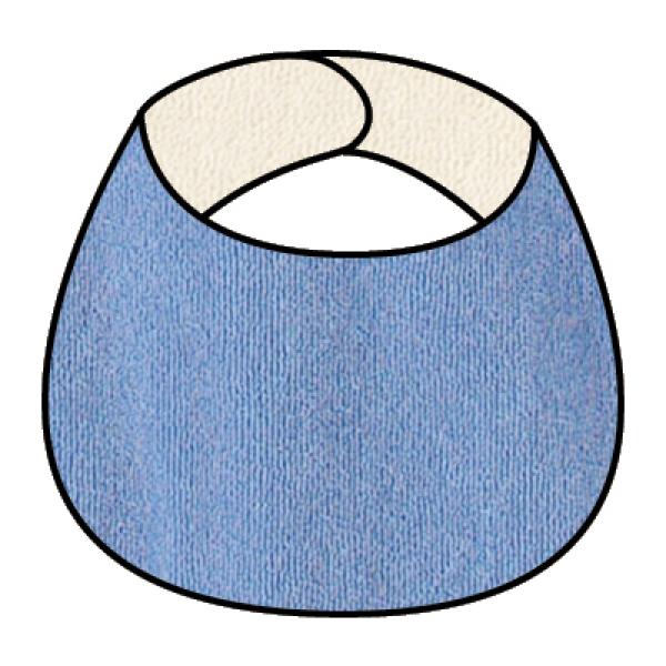 bavoir bleu