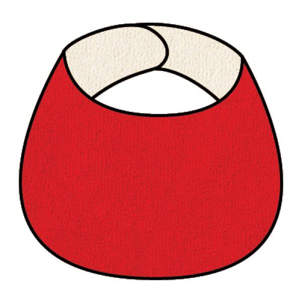 bavoir rouge