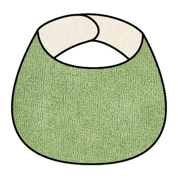 bavoir vert