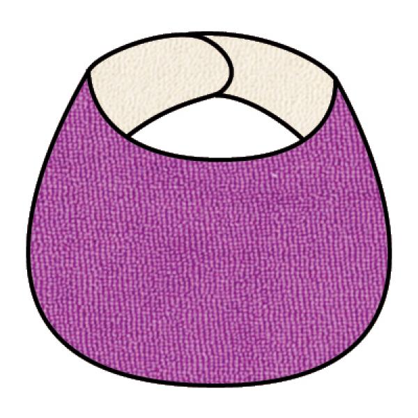 bavoir violet