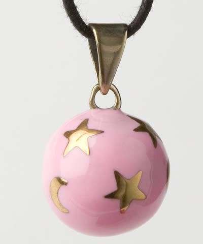 bola star and moon in pink bola star and moon in pink