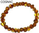 bracelet ambre cognac
