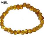 bracelet ambre miel