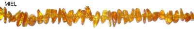 collier ambre miel