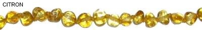 collier ambre citrine