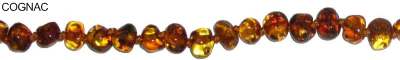 collier ambre cognac