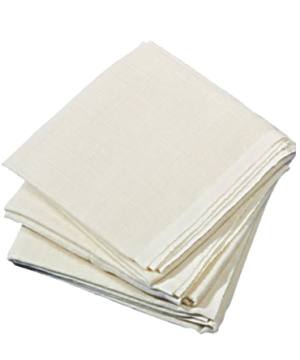 popolini white muslins 100% cotton (3 per pack)