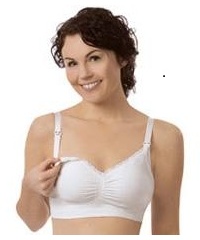 carriwell seamless organic cotton nursing bra