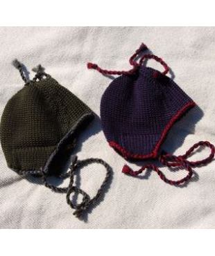 mamaponcho : bonnets en laine assortis