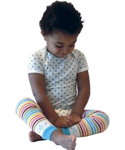 babylegs with stripes
