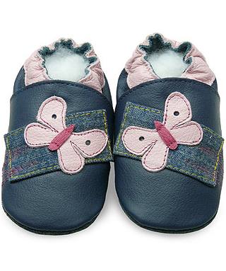 ShooShoos - Navy/Pink Butterfly