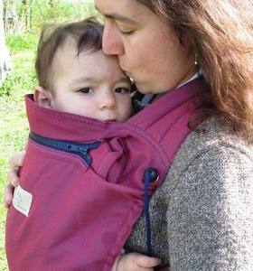 storchenwiege babycarrier bordeaux