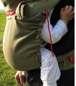 storchenwiege babycarrier vert