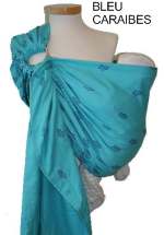 sling storchenwiege bleu caraibes