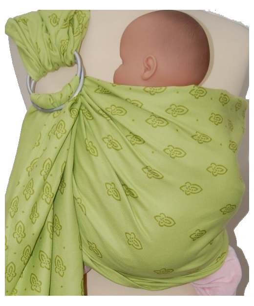 storchenwiege ring sling in organic cotton