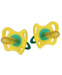 mollis - rubber pacifiers (pack of 2)