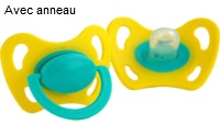 sucettes mollis silicone anneau