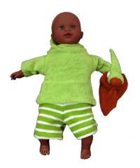 Keptin-Jr tiny baby doll Woopie Lime